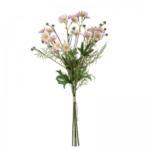 CL51528 Bouquet di fiori artificialiMargherita di alta qualitàSfondo di parete di fiori Bouquet da sposa