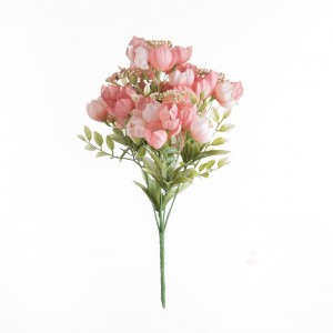CL66507 Buchet de flori artificiale Camelia Articole pentru nunta de vânzare fierbinte