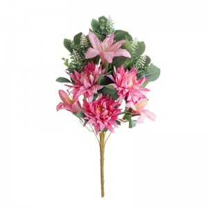 CL81505 دسته گل مصنوعی لیلی طرح جدید گل تزئینی