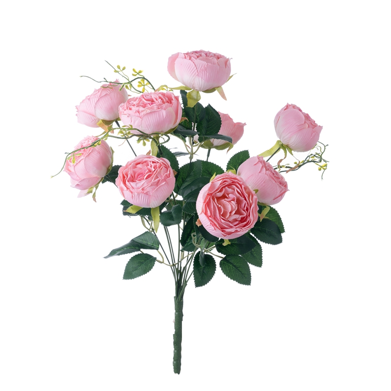 MW07505 Buket Bunga Buatan Peony Dekorasi Pernikahan Taman Realistis