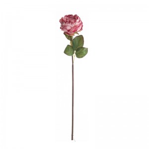 MW24904 Artificial Flower Rose Factory Ուղիղ Վաճառք Դեկորատիվ Ծաղիկ