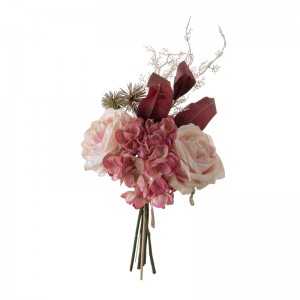 ДИ1-4403 Вештачки цветни букет ружа Нови дизајн венчани центар