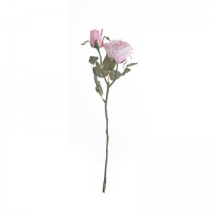 Rose artificielle DY1-4515, toile de fond murale de fleurs de haute qualité