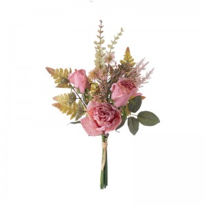 DY1-5303 Букет штучних квітів Троянди оптом Весільні центри
