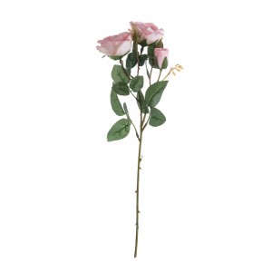گل مصنوعی گل رز DY1-5717 گل و گیاه تزئینی واقع گرایانه