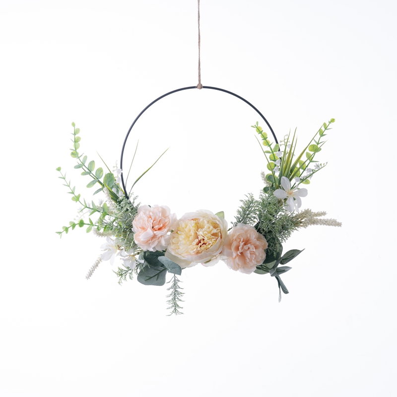 DY1-6069 Artificial Flower wreath Wall Decoration Hot Selling Wedding Supply