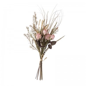 DY1-6368 Yapay Çiçek Buketi Gül Gerçekçi Şenlikli Süslemeler
