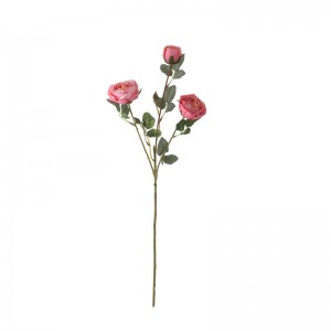 MW43502 인공 꽃 장미 현실적인 실크 꽃