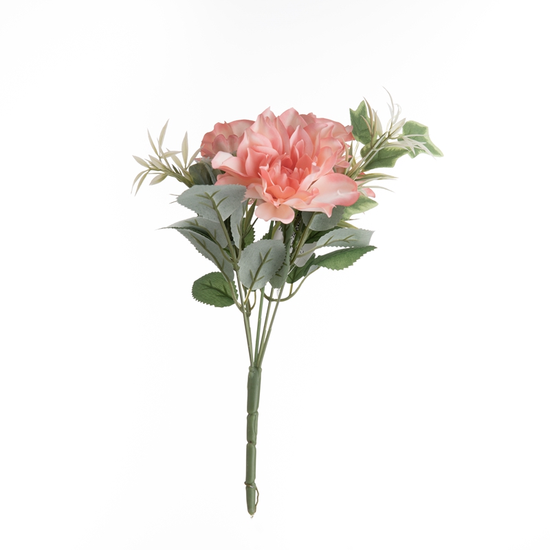 MW55703 Kunsmatige blomboeket Dahlia Realistiese dekoratiewe blom