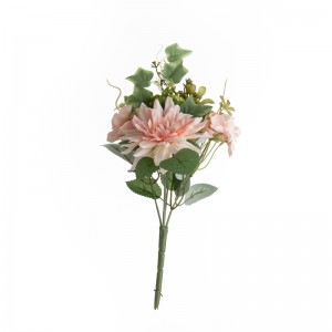 MW55706 Künstlicher Blumenstrauß Dahlie, beliebte Mittelstücke für Hochzeiten
