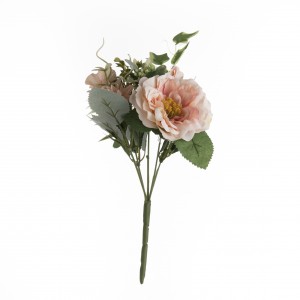 MW55711 Μπουκέτο τεχνητού λουλουδιού Camellia Υψηλής ποιότητας κεντρικά αντικείμενα γάμου
