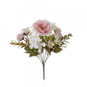MW55721 Bouquet Flower Artificial Peony Wholesale Garden Wedding Decoration