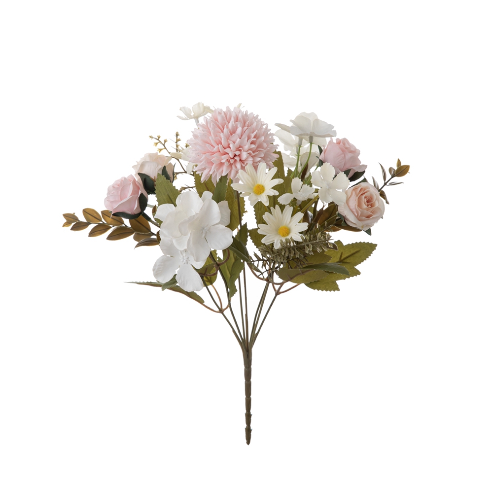 MW55722 Artificial Flower Bouquet Strobile Mataas na kalidad na Dekorasyon sa Kasal