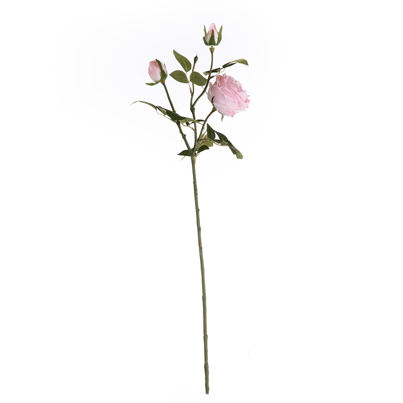 MW59605 Роза со вештачки цвет на големо со украсни цвеќиња и растенија