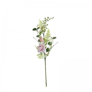 CL54505 Dirbtinių gėlių puokštė Rožė Populiarūs šventiniai papuošimai