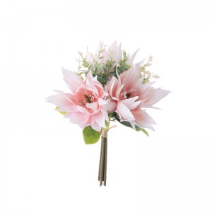 CL77511 مصنوعی پھولوں کا گلدستہ لوٹس نئے ڈیزائن کی شادی کی فراہمی