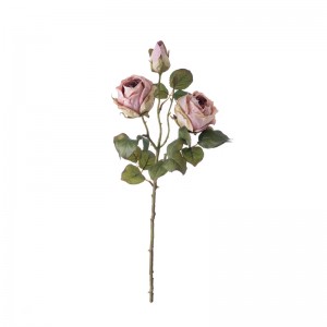 CL77515 Bunga Tiruan Rose Kilang Jualan Terus Latar Belakang Dinding Bunga