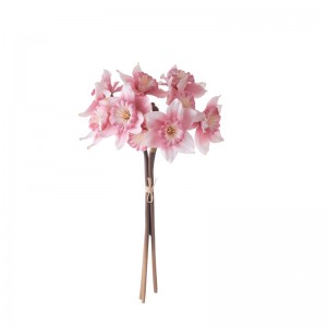 CL77521 Artificial Flower Bouquet Daffodil High quality Wedding Centerpieces