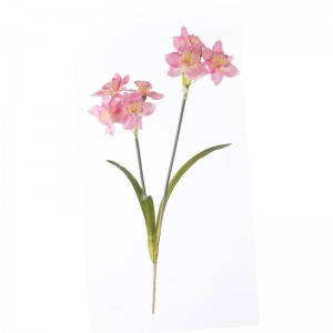 CL77525 Narcisos de flores artificiales Suministro de boda de alta calidad