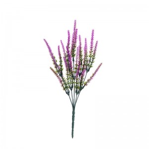 MW02512 Bouquet Flower Artificial Lavender Ionad pòsaidh àrd-inbhe
