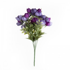 CL66507 Bouquet de fleurs artificielles Camelia vente chaude fournitures de mariage