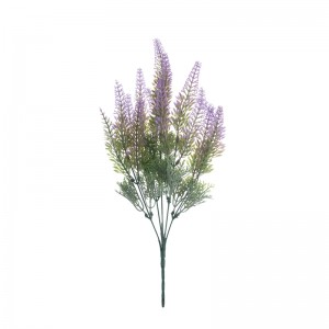 CL67519 Buqetë me lule artificiale Lule dekorative popullore Lavender