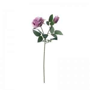 CL03510 Trëndafila me lule artificiale me shitje të nxehtë lulesh dhe bimësh dekorative