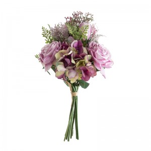 DY1-4048 Bouquet di fiori artificiali Rose Wholesale Fiore decorativu
