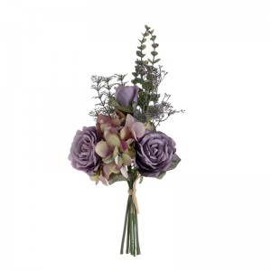 DY1-4535 Ram de flors artificials Hortensia Flor decorativa de nou disseny