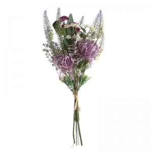 DY1-5420 Kënschtlech Blummen Bouquet Lavendel Hot Verkaf Festivitéiten Dekoratiounen