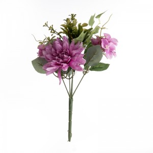 MW55706 Artificial Flower Bouquet Dahlia Popular Wedding Centerpieces