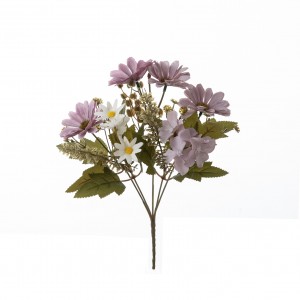 MW55719 dirbtinių gėlių puokštė chrizantema naujo dizaino šilko gėlės