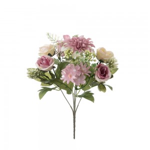 MW55726 Bouquet di fiori artificiali Dalia Decorazioni festive popolari
