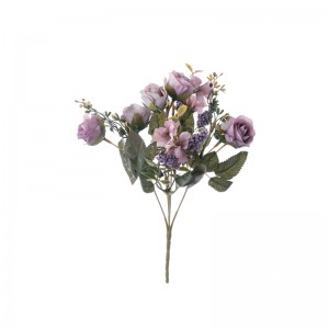 MW57511 ดอกไม้ประดิษฐ์ดอกกุหลาบช่อดอกไม้งานแต่งงานดีไซน์ใหม่