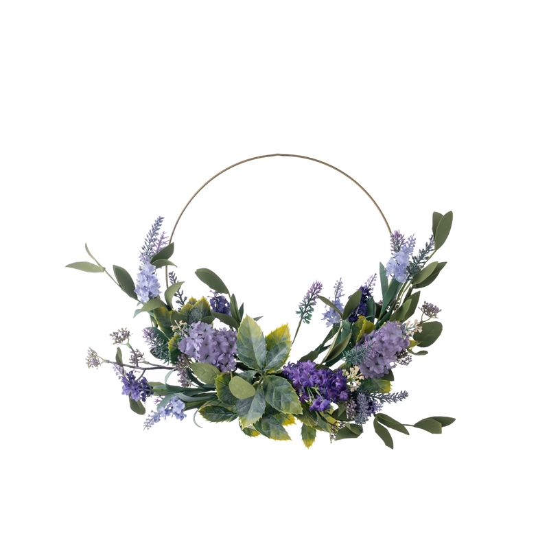 CL54525 Kënschtlech Blummen wreath Lavendel Bëlleg Hochzäit Centerpieces