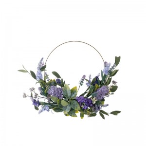 CL54525 Artificial Flower wreath Lavender Cheap Wedding Centerpieces
