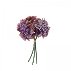 MW69525 Buket umjetnog cvijeća Dahlia Visokokvalitetni vjenčani središnji dijelovi