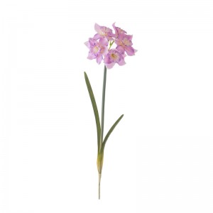 CL77526 Narcisos de flores artificiales Decoración popular para bodas de xardín