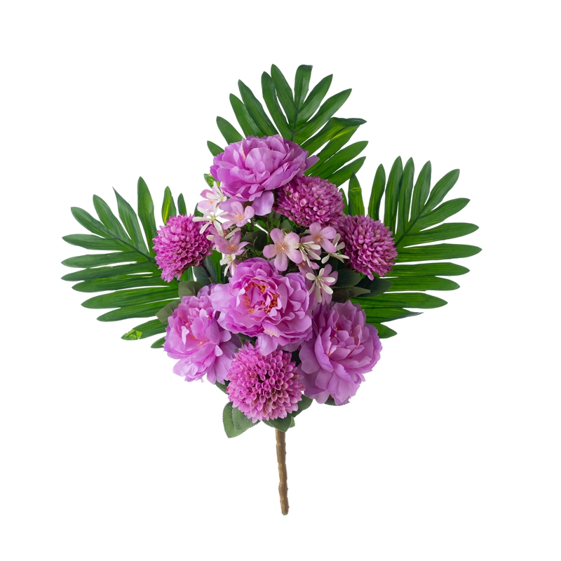 CL81504 Künstlicher Blumenstrauß Pfingstrose Heißer Verkauf Hochzeitsdekoration