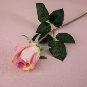 MW60002 Prava dodirna ruža Umjetni svileni cvijet dostupan na zalihama za kućnu zabavu Ukras vjenčanja Valentinovo