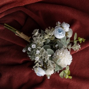 CF01092 دسته گل قاصدک رز مصنوعی طرح جدید دسته گل عروس تزیین باغ عروسی
