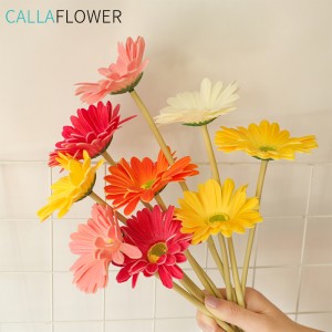 MW01513 Hot Sale Simulation Bulk Home Artificial Pu Daisy Single Stem Mother's Day Gift Home Decoration