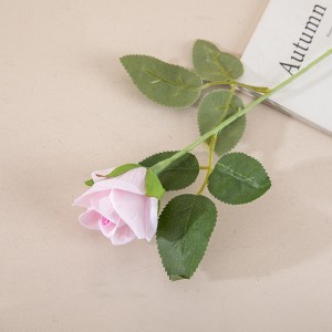 MW03340 Hot nyt design kunstig fløjl lille rose enkelt gren 8 farver til rådighed Hjemmefest Bryllupsdekoration