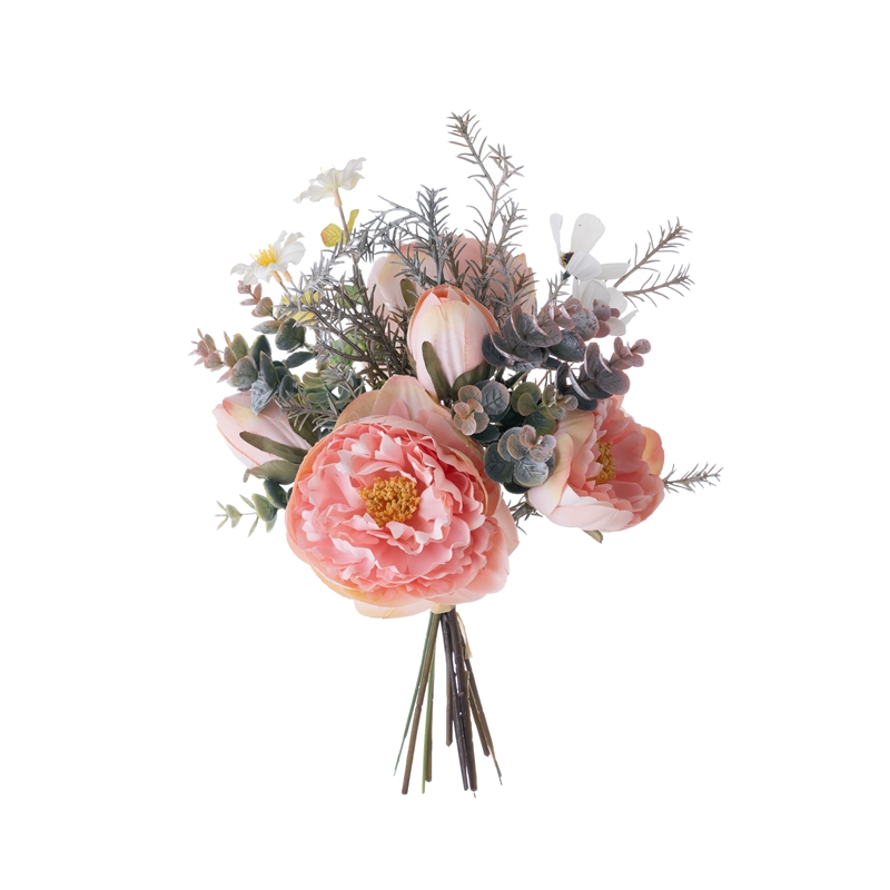 DY1-6406 Bouquet di fiori artificiali Peonia Vendita diretta in fabbrica Fiori di seta