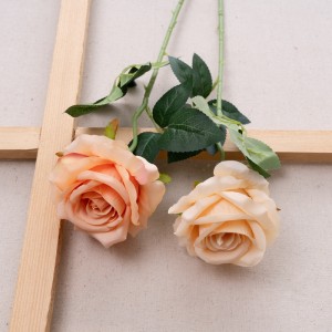 CL03505 Τεχνητό λουλούδι τριαντάφυλλο Χονδρική εορταστική διακόσμηση