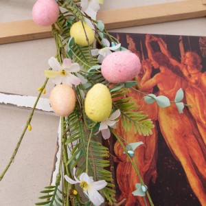 CL55514 Підвісна серія пасхальних яєць Оптова прикраса для вечірок Квітковий настінний фон