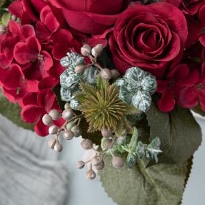 CL04513 Bouquet di fiori artificiali Rose Fiori è piante decorativi populari