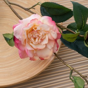 MW59616 Umelá kvetinová ruža Realistické hodvábne kvety