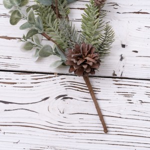 CL54615 Planta de flores artificiales Decoración de Nadal de agulla de piñeiro