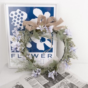 CF01028 Kunstig blomsterkrans Freesia Valentinsdagsgave i høj kvalitet